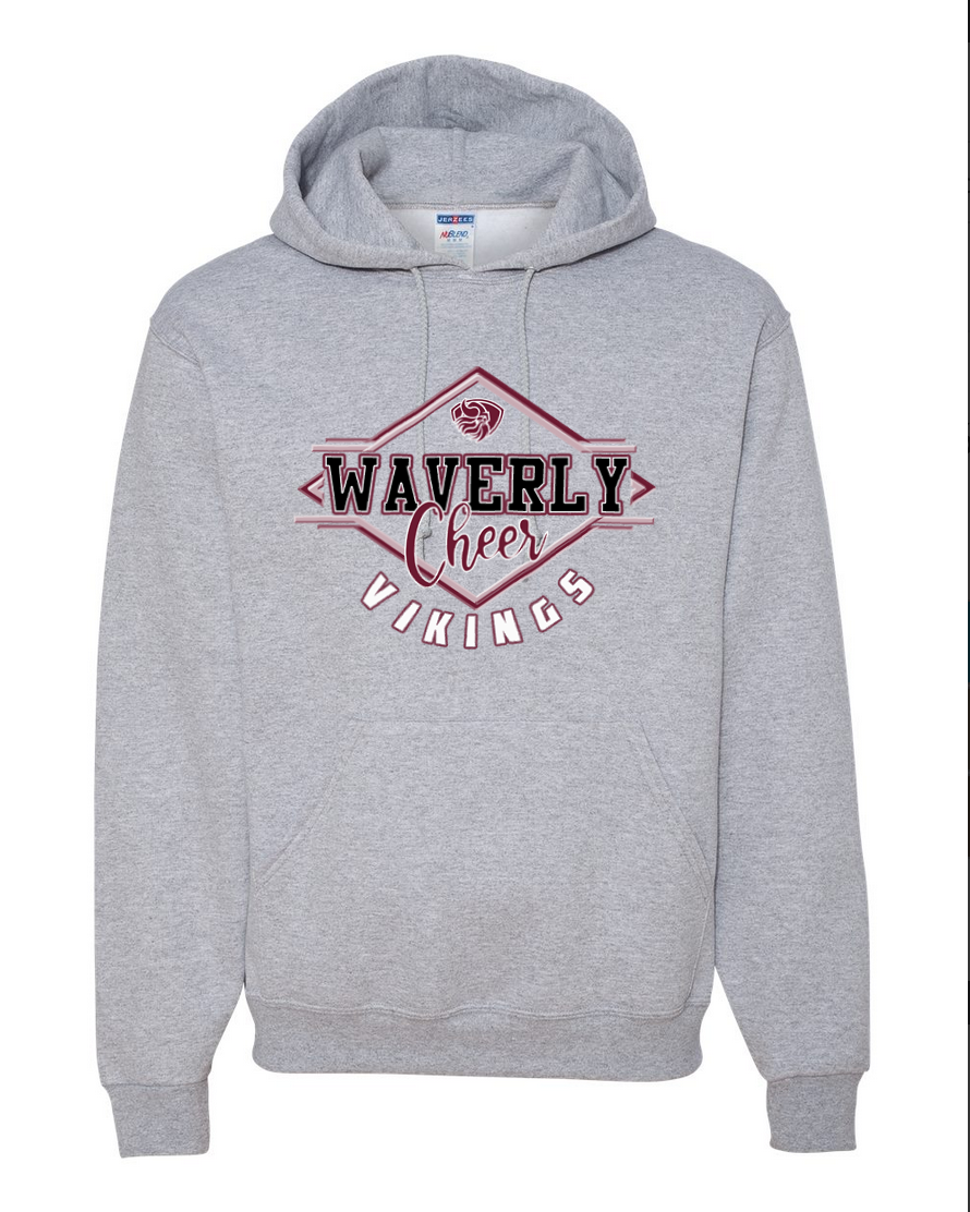 Waverly Vikings Cheer – Gray Hoodie