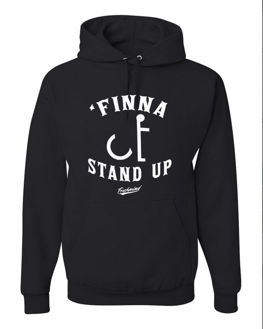 Finna Stand Up - Black Hoodie