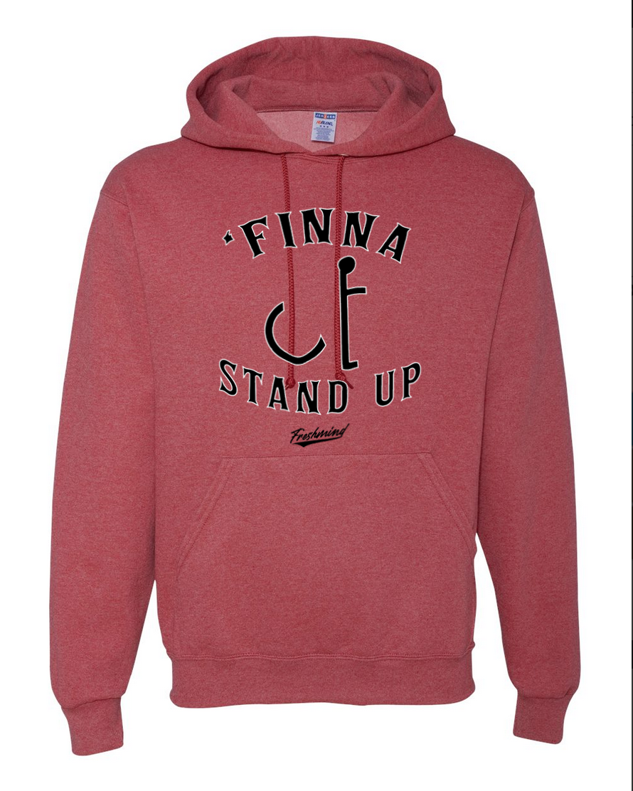 Finna Stand Up - Vintage Red Hoodie