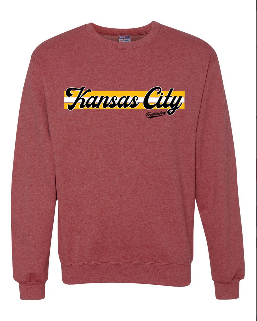 Kansas City - Vintage Red Crewneck