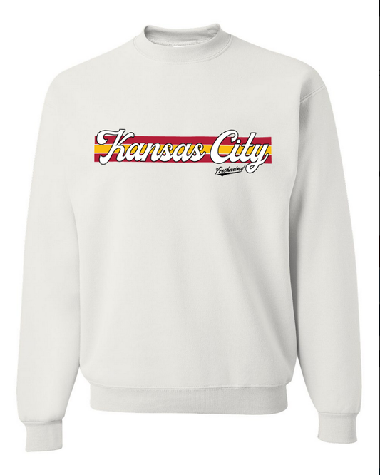 Kansas City - White Crewneck