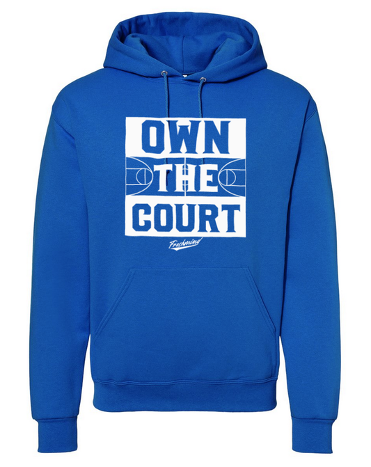 Own The Court - Hoodie - Blue
