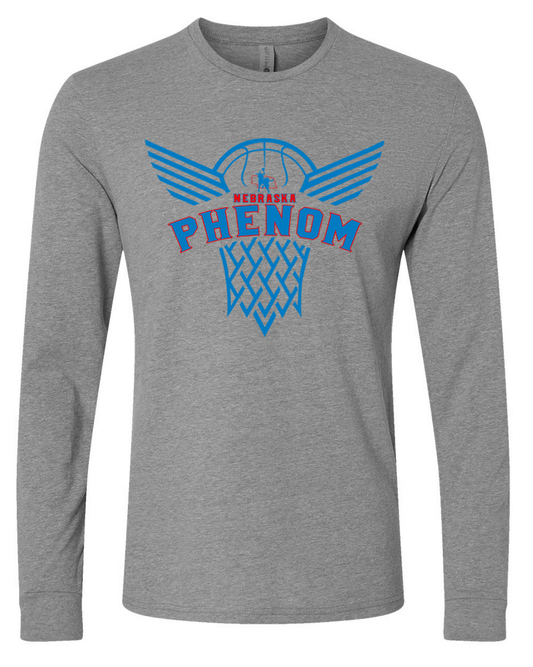 Phenom Basketball – Gray Long Sleeve