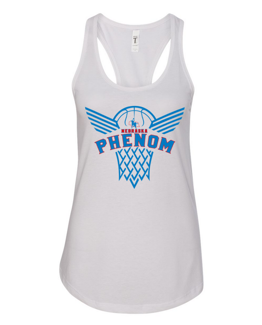 Phenom Basketball – White Tank Top