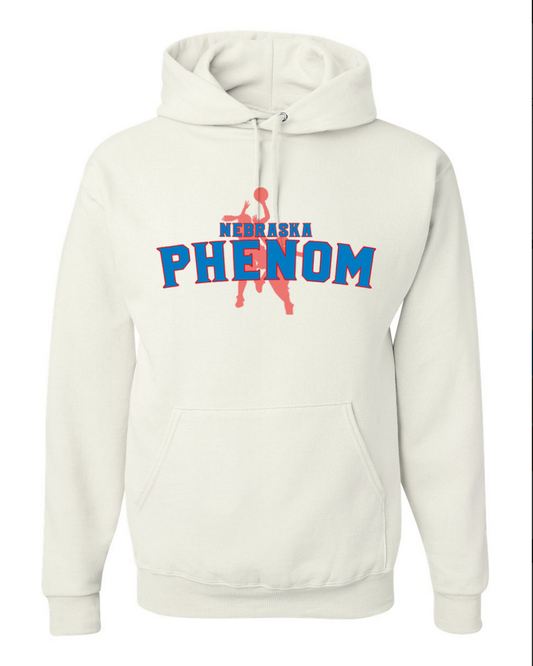Phenom Logo – White Hoodie
