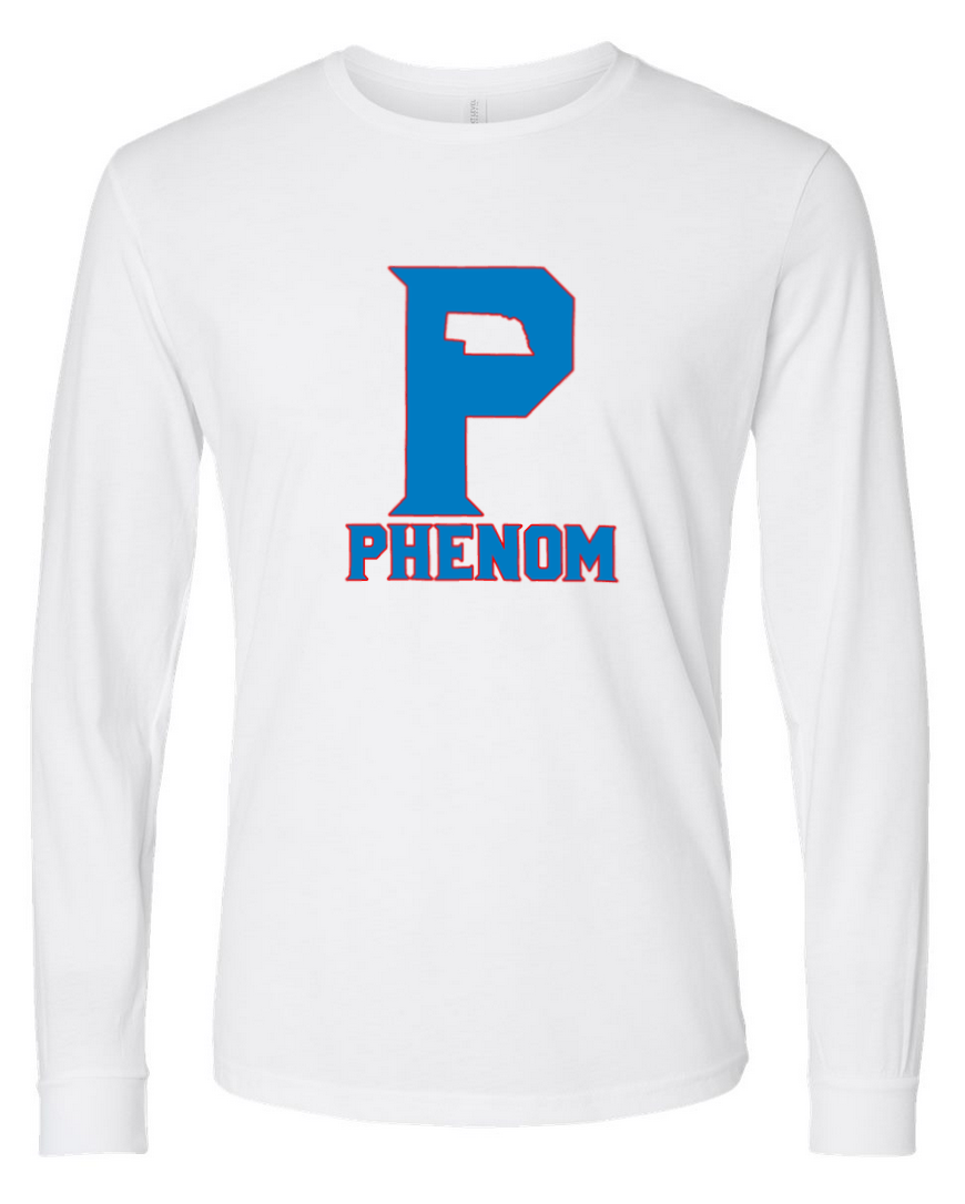Phenom P – White Long Sleeve