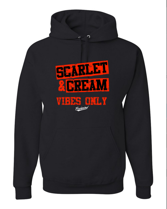 Scarlet & Cream – Black Hoodie