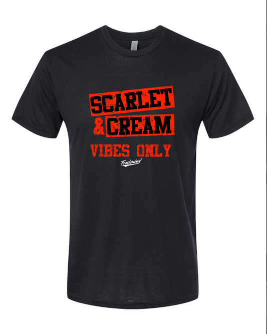 Scarlet & Cream – Black T-Shirt