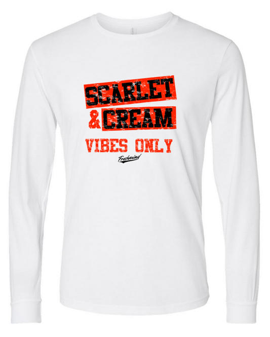 Scarlet & Cream – White Long Sleeve