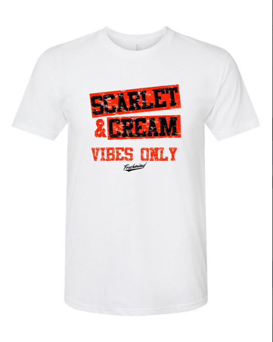 Scarlet & Cream – White T-Shirt