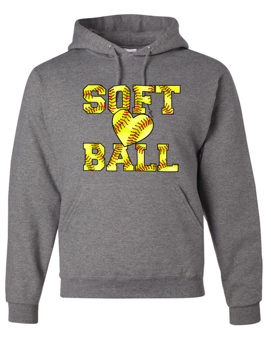 Softball – Dark Gray Hoodie