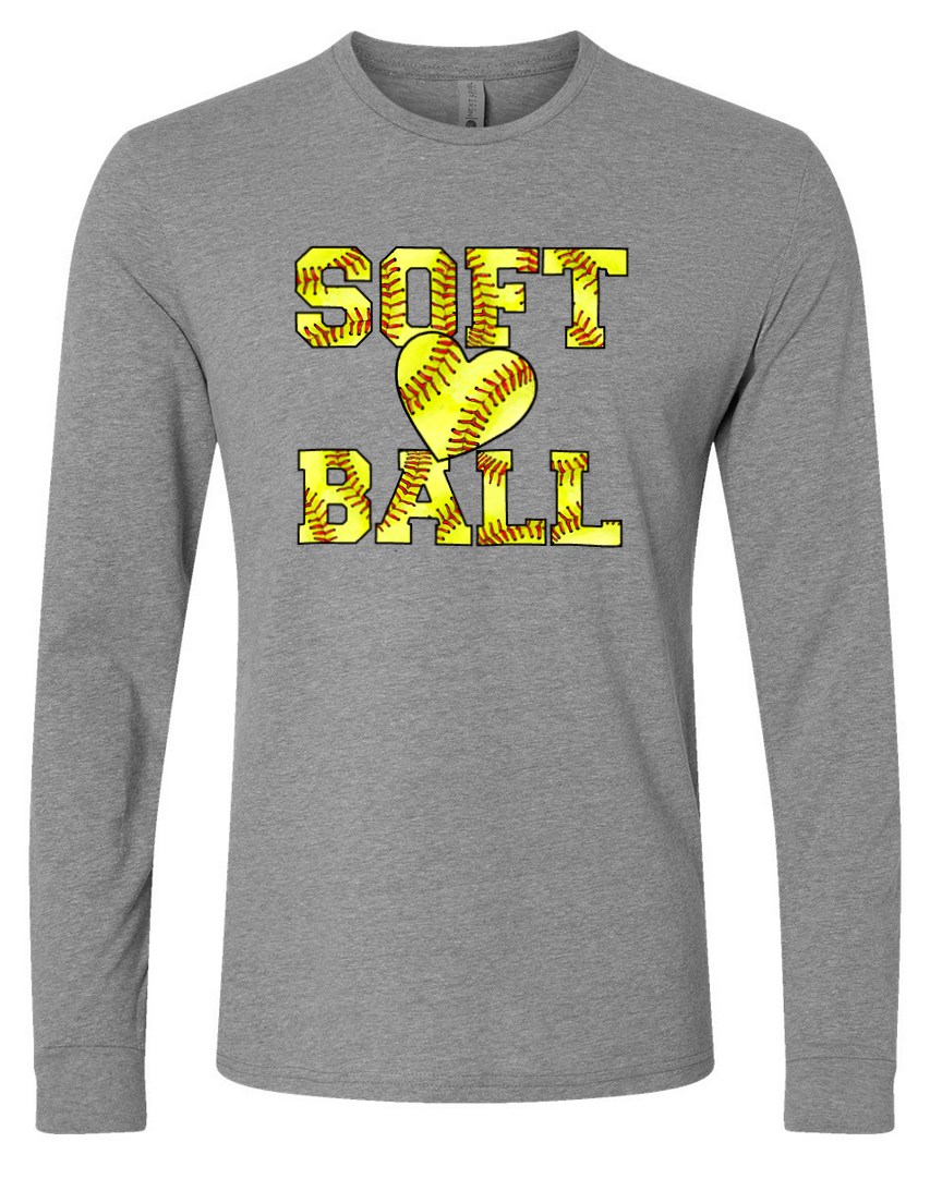 Softball – Gray Long Sleeve