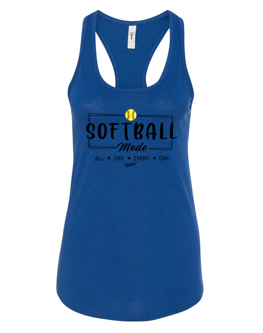 Softball Mode/Black – Royal Tank Top