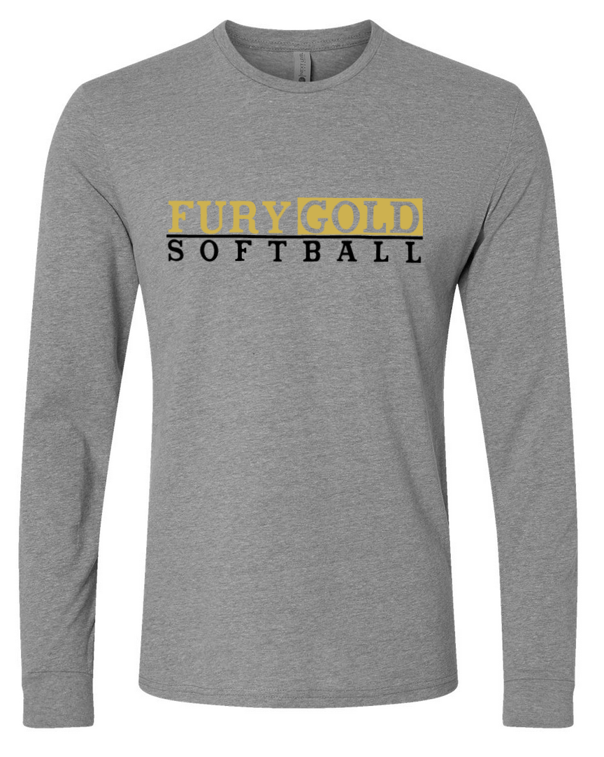 Fury Gold – Fury Gold/Black – Gray Long Sleeve
