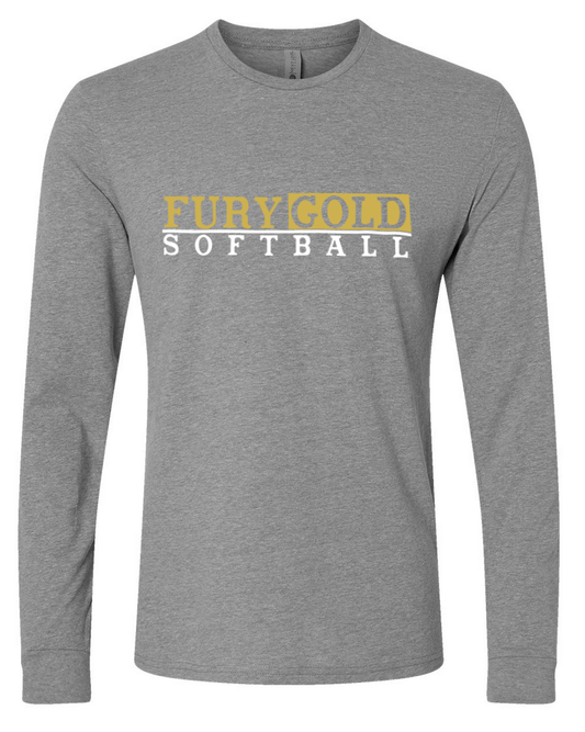 Fury Gold – Fury Gold/White – Gray Long Sleeve