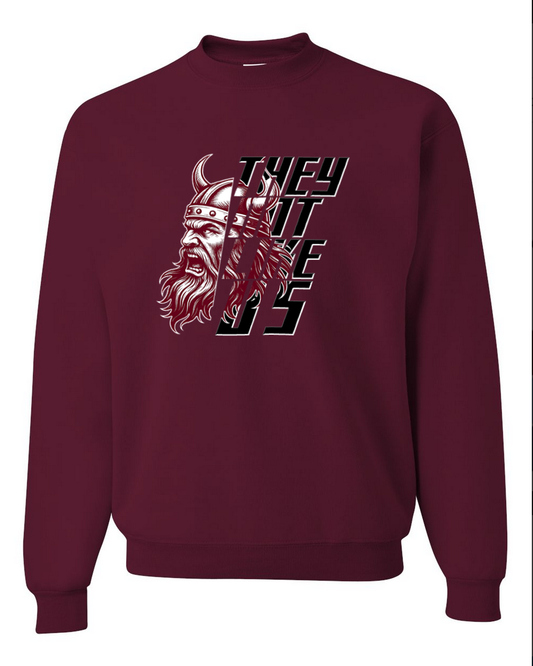 They Not Like Us – Maroon Crewneck