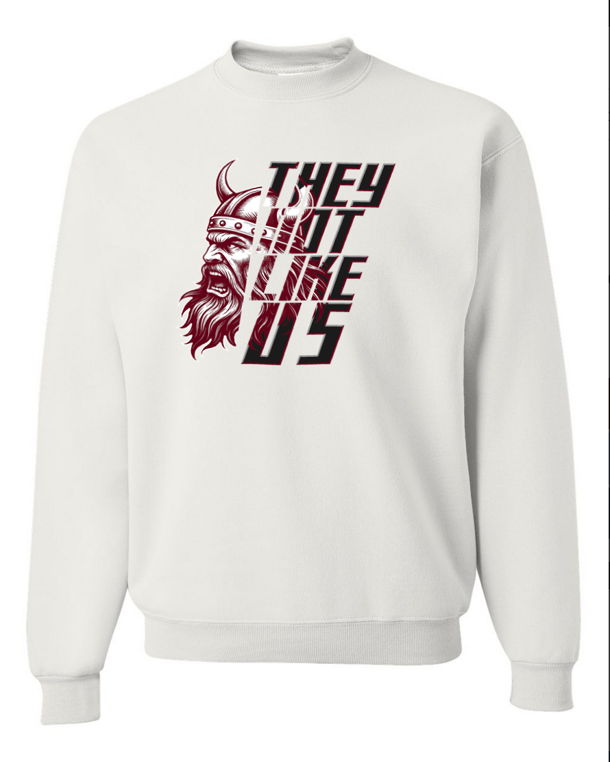 They Not Like Us – White Crewneck