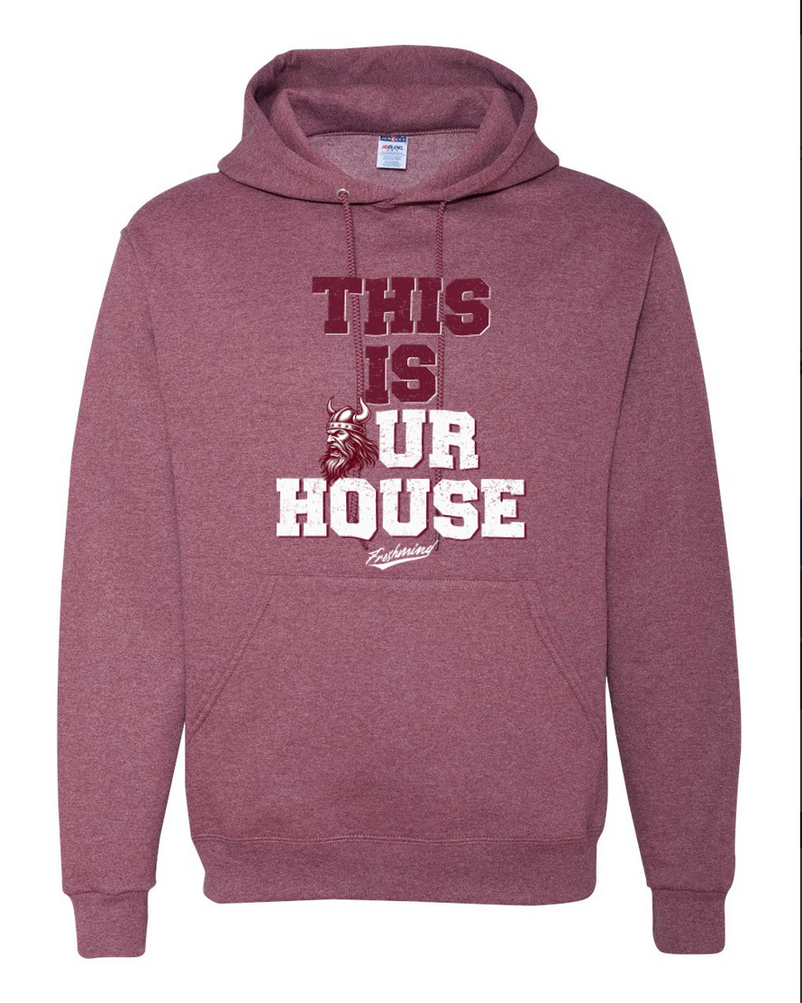 This is Our House – Heather Maroon Hoodie