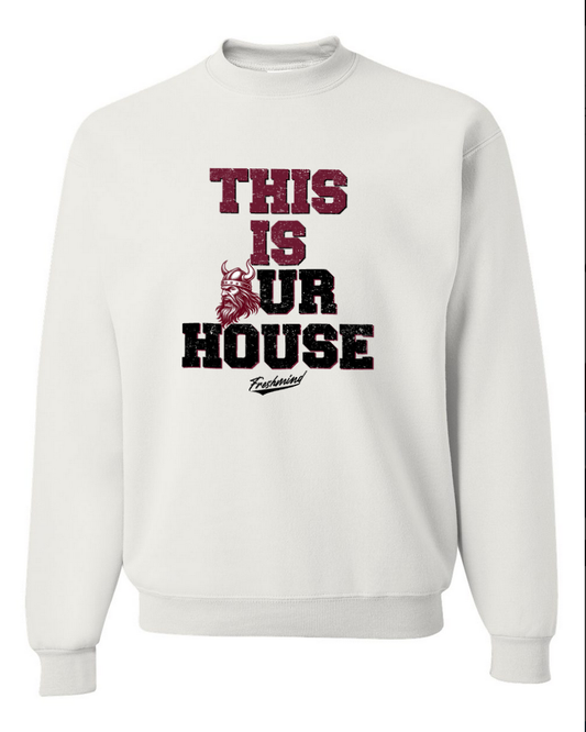Youth - This is Our House – White Crewneck
