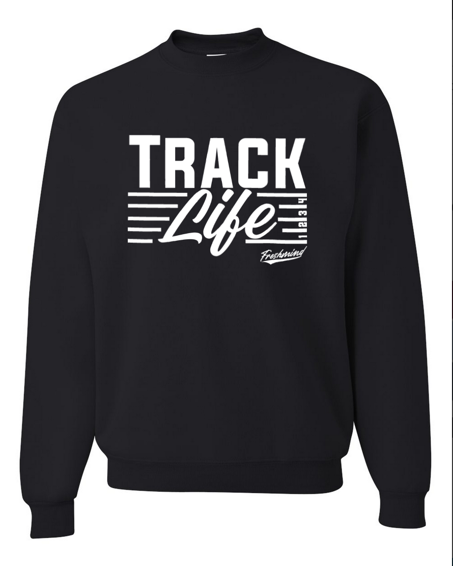 Track Life – Black Crewneck
