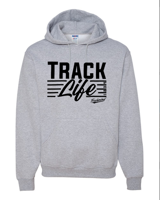 Track Life/Black – Gray Hoodie