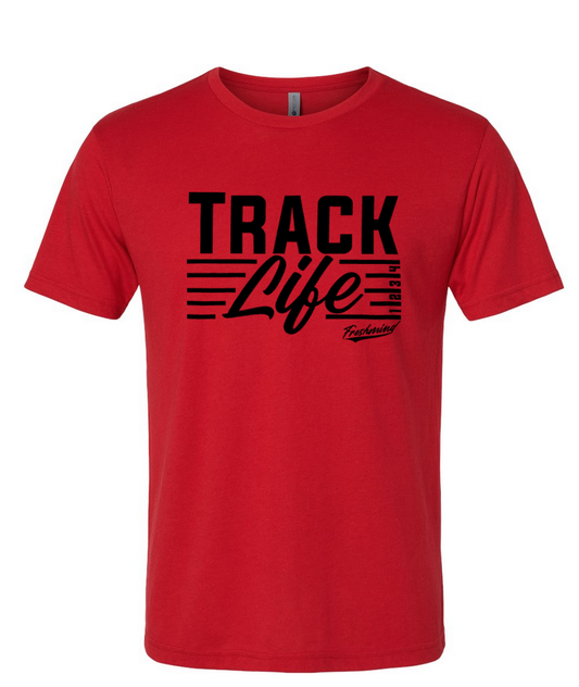 Track Life/Black – Red T-Shirt