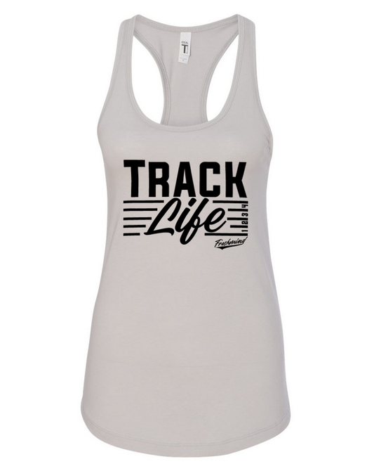 Track Life – Silver Tank Top