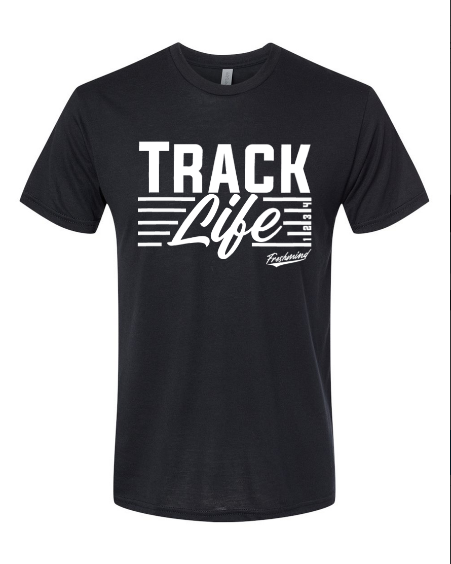 Track Life – Black T-Shirt