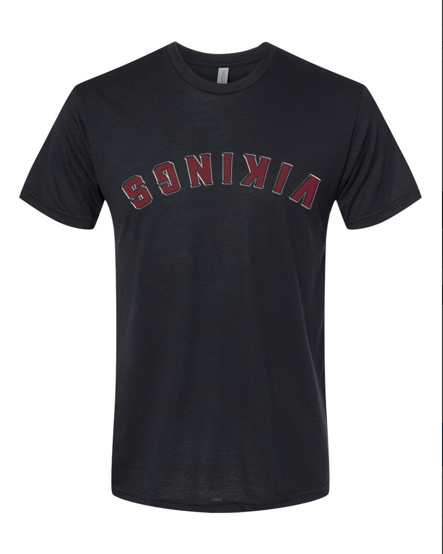 Trendy Vikings - Black T-Shirt