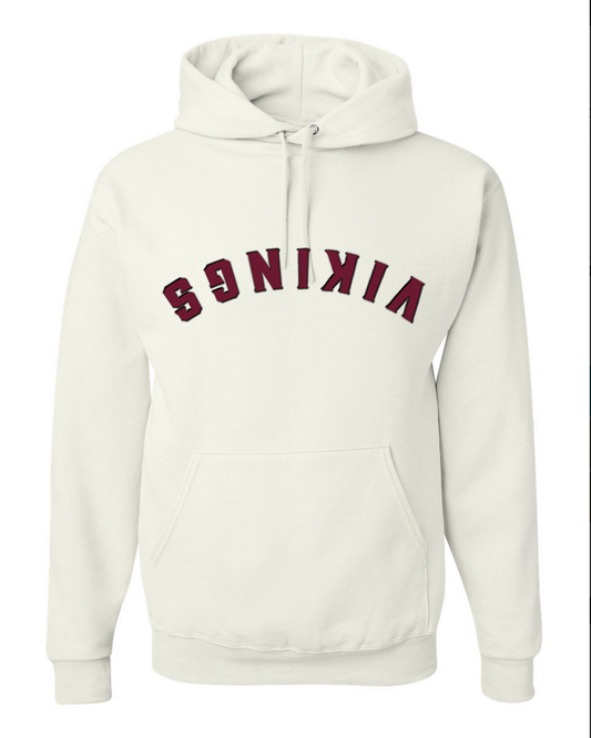 Trendy Vikings - White Hoodie