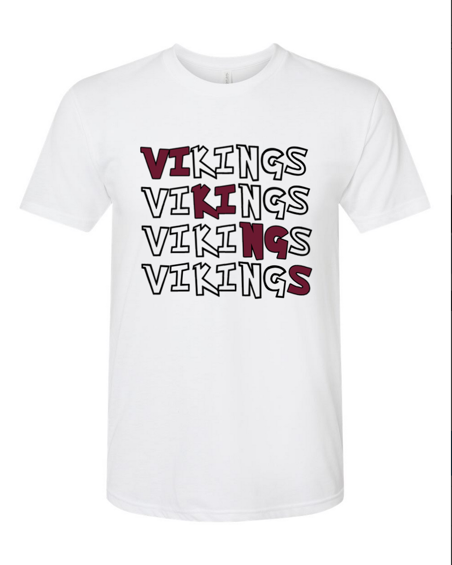 Vikings - White T-Shirt