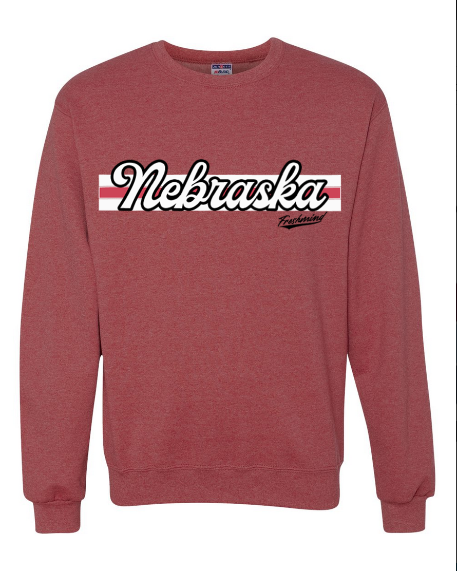 Vintage Nebraska – Vintage Red Crewneck