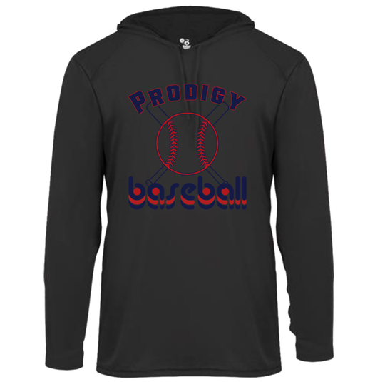 Vintage Prodigy Baseball – Black Performance Hoodie