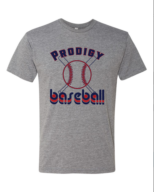 Vintage Prodigy Baseball – Gray T-Shirt