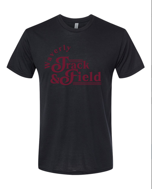 Vintage Track – Black T-Shirt