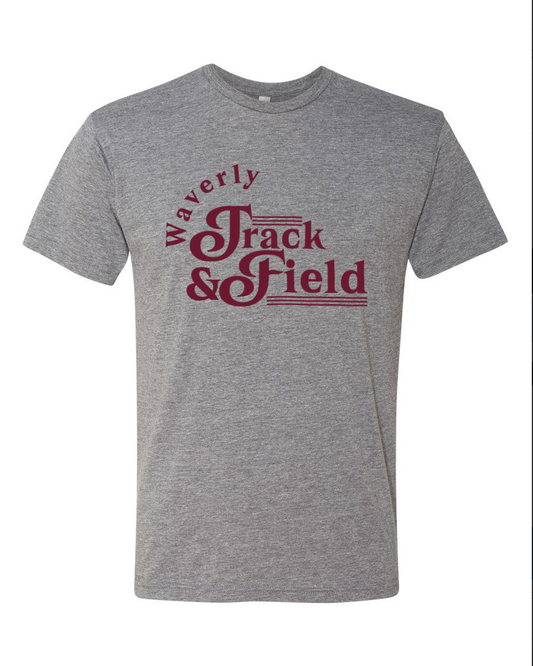 Vintage Track – Heather Gray T-Shirt