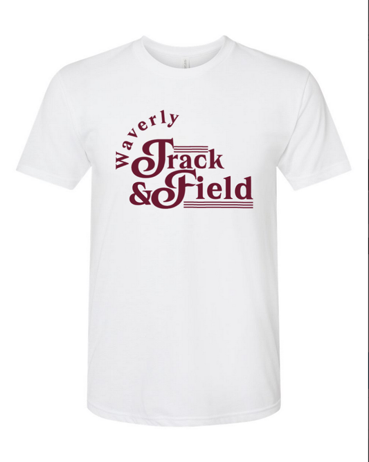 Vintage Track – White T-Shirt