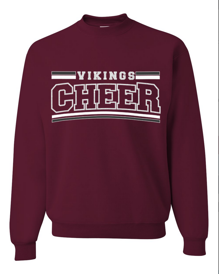Waverly Cheer – Maroon Crewneck