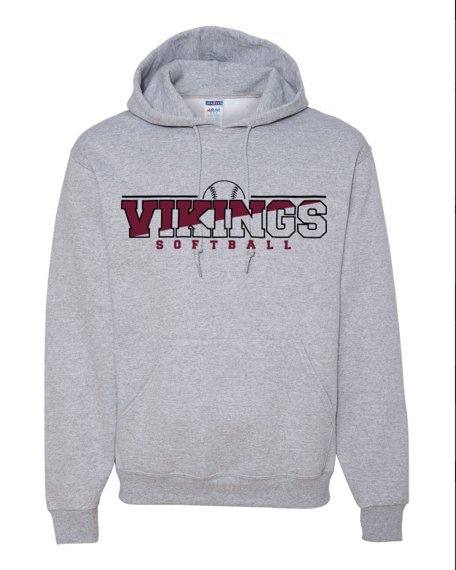 Waverly Softball – Gray/Black Hoodie