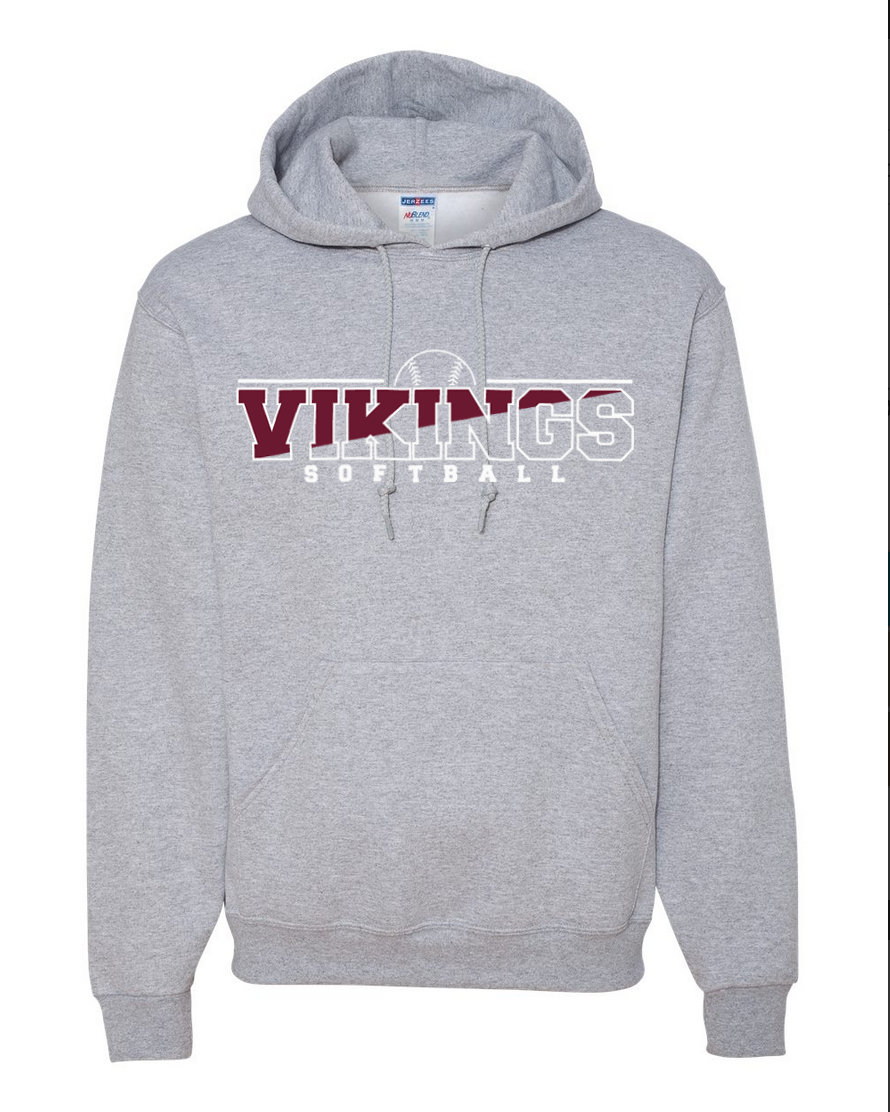 Waverly Softball – Gray/White Hoodie