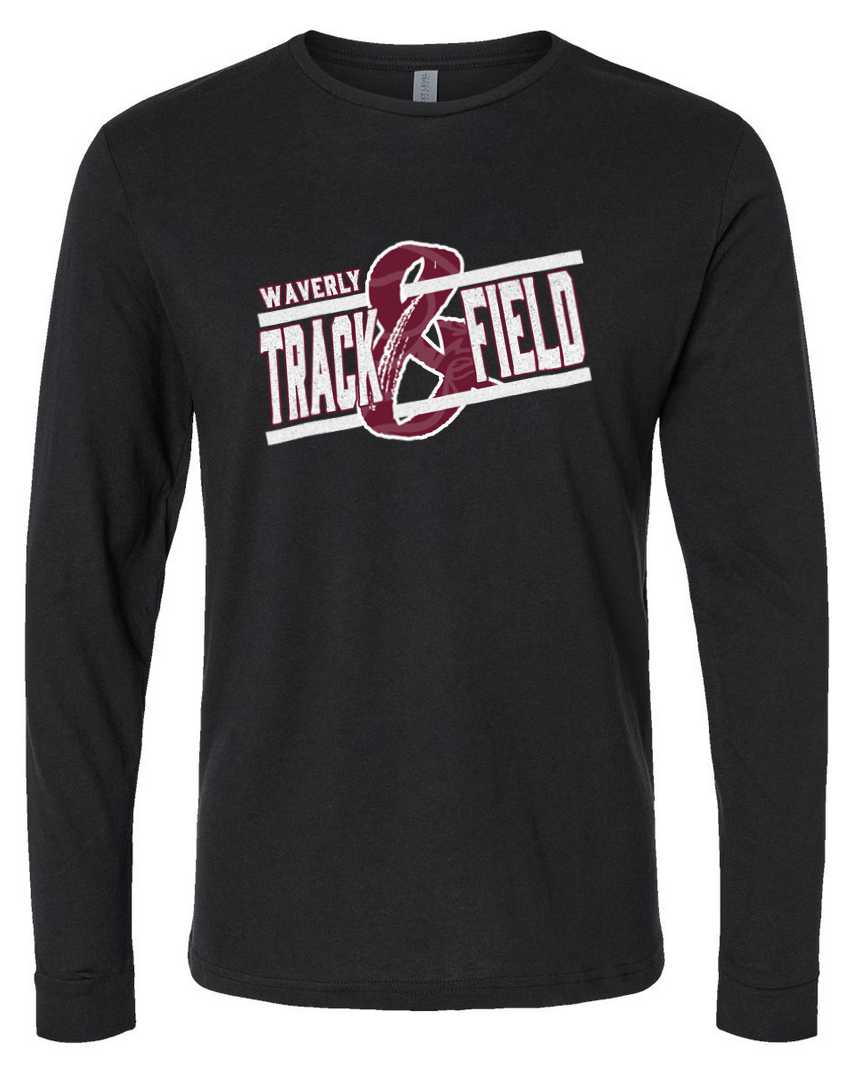 Waverly Track/White – Black Long Sleeve