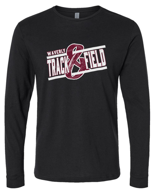 Waverly Track/White – Black Long Sleeve