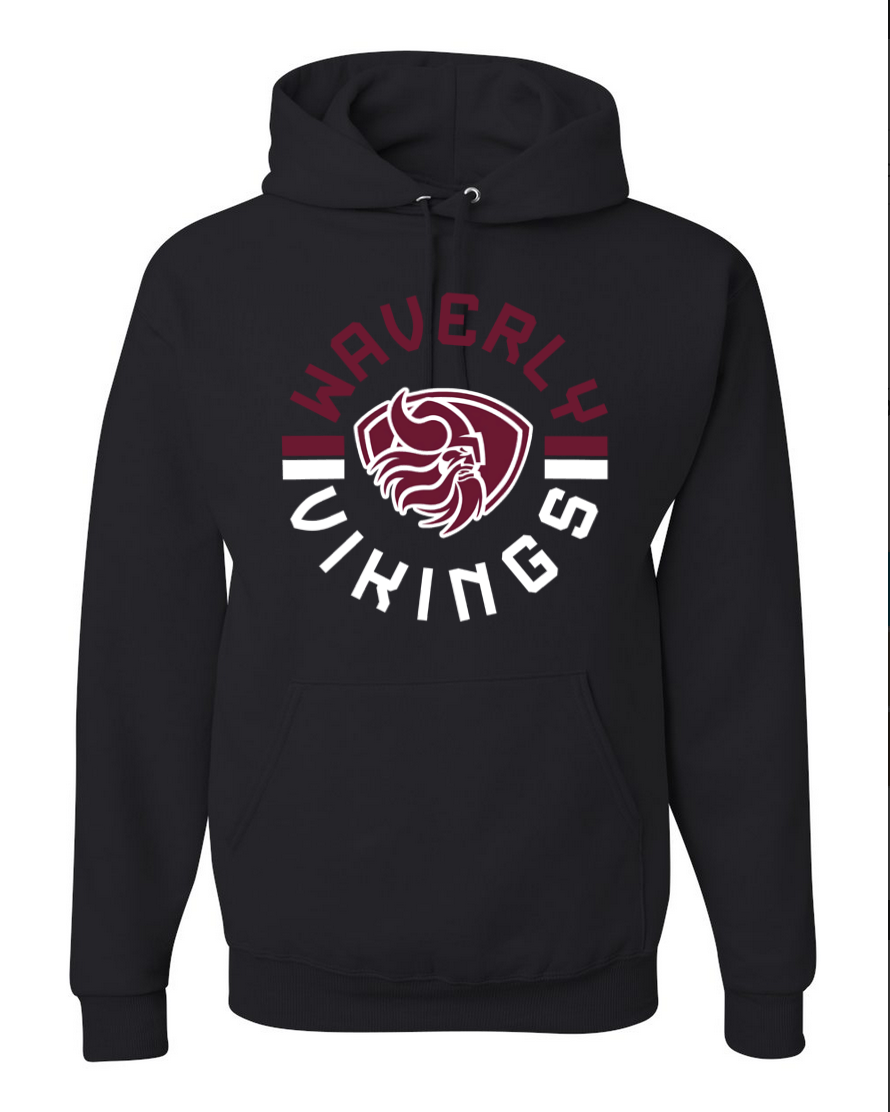 Waverly Vikings - Black Hoodie