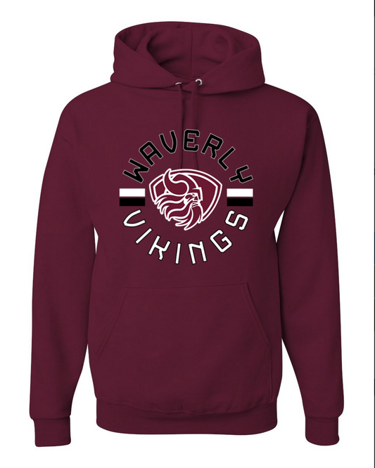 Waverly Vikings - Maroon Hoodie