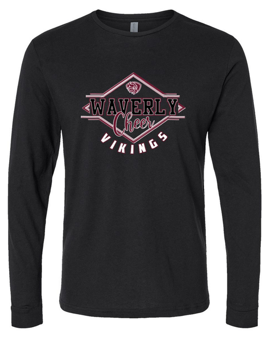 Waverly Vikings Cheer – Black Long Sleeve