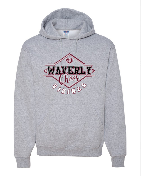 Waverly Vikings Cheer – Gray Hoodie