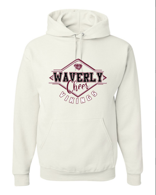 Waverly Vikings Cheer – White Hoodie