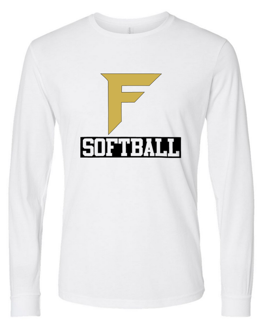 Fury Gold – F Softball – White Long Sleeve